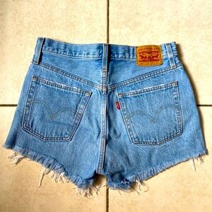 Levi’s 501 high rise shorts